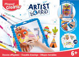 Artist Board Maped Dessins Effacables Ardoise Transparent Masks 907101